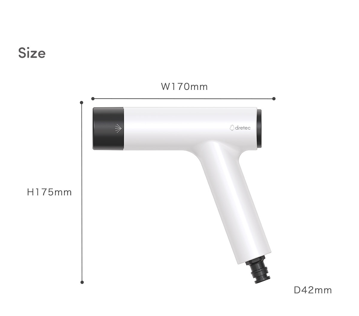 Nano bubble spray nozzle “nano air mist”